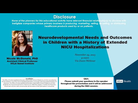Child Grand Rounds, 2023-11-29, Dr. Nicole McDonald