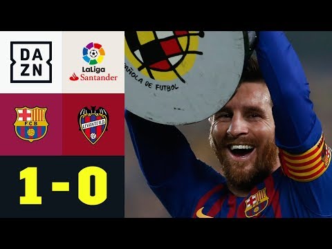 Lionel Messi schießt Barca zum 26. Titel: FC Barcelona - UD Levante 1:0 | La Liga | DAZN Highlights
