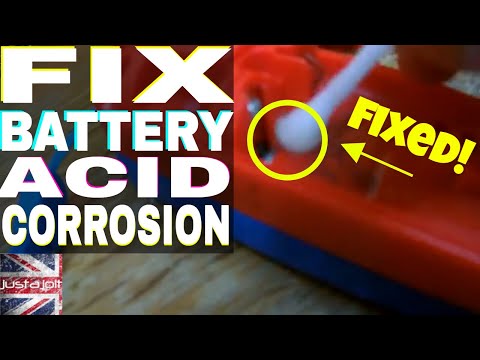 How to clean battery acid corrosion in electronics -...