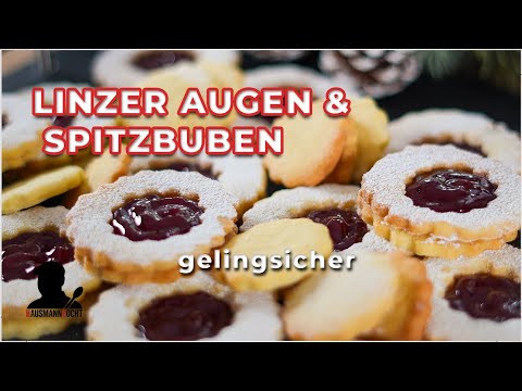 Linzer Augen Rezept – Spitzbuben & klassische Weihnachtsplätzchen
