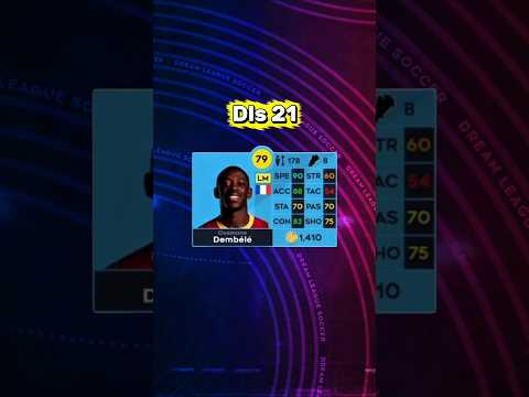 Dembele evacuation in DLS21 and DLS26 #dls #dreamleaguesoccer #gaming #fyp #shorts #dls_specialist