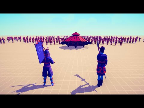 SHOGUN + LADY RED JADE vs ALL FACTIONS ARMIES - TABS - Totally Accurate Battle Simulator