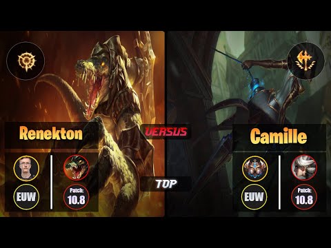 MagiFelix RENEKTON (Top) [Press the Attack] VS CAMILLE - Challenger EUW Patch 10.8