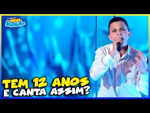 SAMUEL TAYRONE de 12 anos CANTA MUITO! - "Não Pare" | SHADOW BRASIL | RAUL GIL