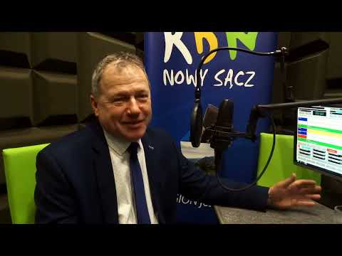 Jerzy Wałęga, Mayor of the Moszczenica Commune. A word for a word in the Nowy Sącz Regional Counc...