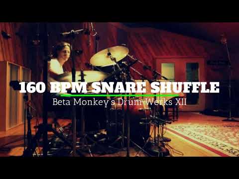 Blues Drum Loops   160 bpm Snare Shuffle