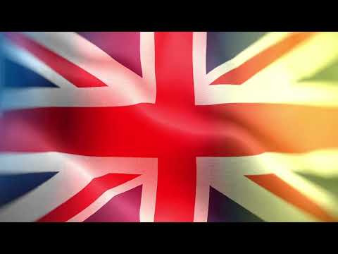 Great Britain Flag Waving Loop