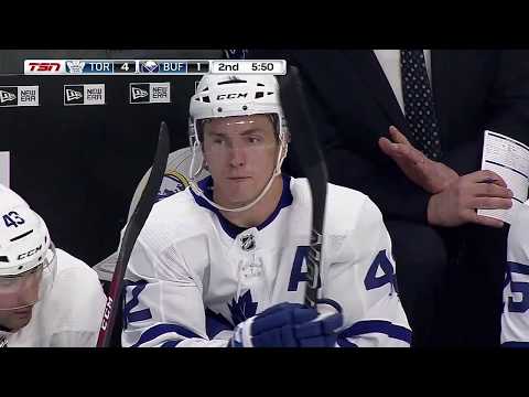 Tyler Bozak 11th Goal of the Season! 3/15/2018 - (Toronto Maple Leafs at Buffalo Sabres)