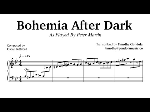Peter Martin plays Bohemia After Dark
