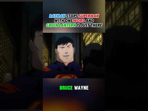 Batman STOP SUPERMAN calling him Clark Kent/Bruce Wayne! Hal Jordan Green Lantern Justice League DCU