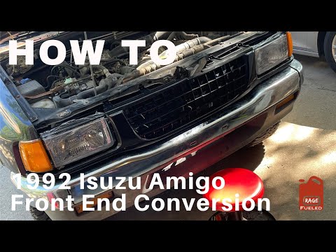 How To - 1992 Isuzu Amigo Front End Conversion