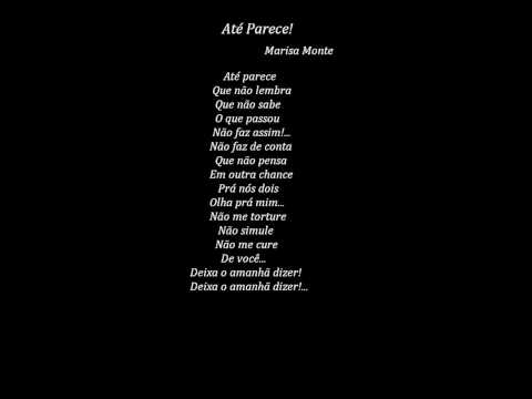 Até Parece- Marisa Monte.wmv