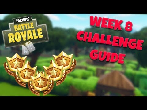 HOW TO COMPLETE ALL WEEK 8 CHALLENGES – SEASON 5 | FORTNITE BATTLE ROYALE TIPS/TUTORIALS