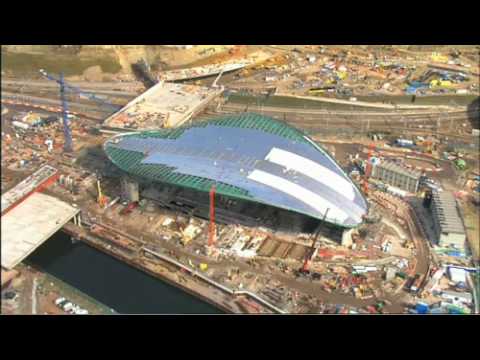 Olympic Park fly-through March 2010 - London 2012