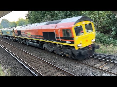 Class 66 | 66508 + 66505 + 66613 + 66564 | Amazing Formation | Freightliner