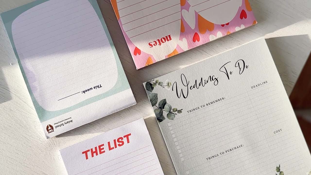 Notepads Glued Notepad Printing