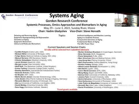 Healthy Aging at Tufts Webinar Series: with Dr. Vadim Gladyshev