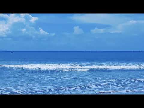 Fall Asleep with Powerful Waves at Night on Museddu Beach - Ocean Sounds for Deep Sleeping
