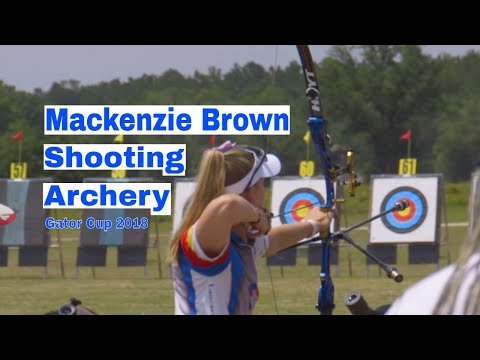 Mackenzie Brown Shooting Archery Gator Cup 2018