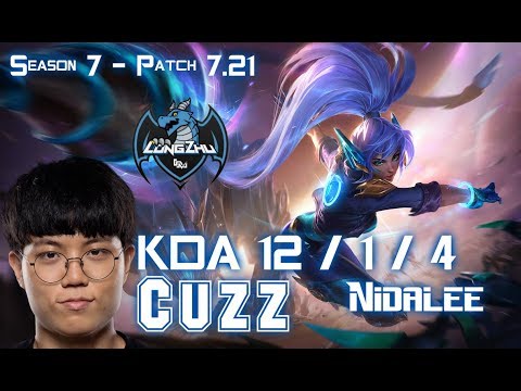 LZ Cuzz NIDALEE vs LEE SIN Jungle - Patch 7.21 KR Ranked