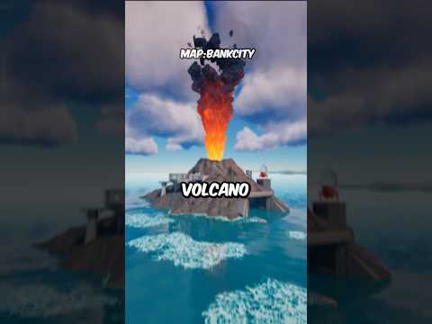 How to Sneak into The Volcano in BankCity! 🌋#fortnite #bankcity #bankcitycreative #gta6
