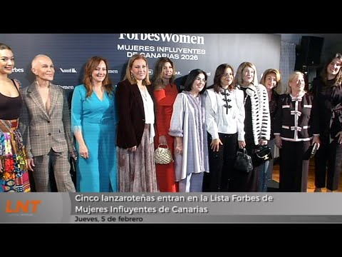 Cinco lanzaroteñas entran en la Lista Forbes de Mujeres Influyentes de Canarias