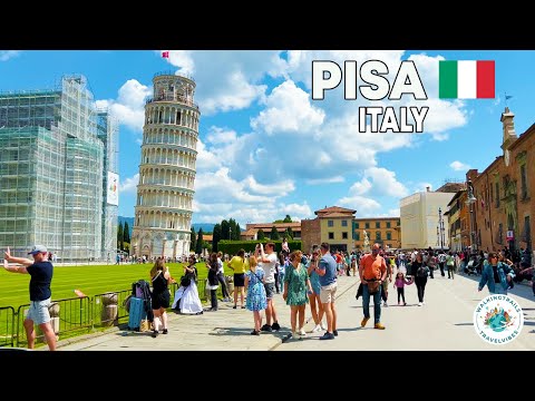 Pisa, Italy 2025 🇮🇹 | Leaning Tower & Historic Streets Walking Tour 4K UHD |