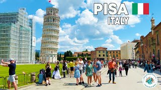 Pisa, Italy 2025 🇮🇹 | Leaning Tower & Historic Streets Walking Tour 4K UHD |