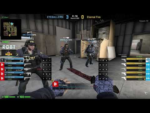 ETERNAL FIRE vs EYEBALLERS | IEM RIO RMR AÇIK ELEMELER #3 | Bo1