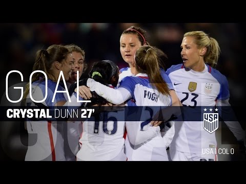 WNT vs. Colombia: Crystal Dunn Goal - April 6, 2016