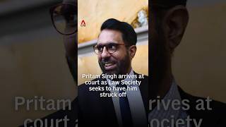 Pritam Singh arrives at court as Law Society seeks to have him struck off