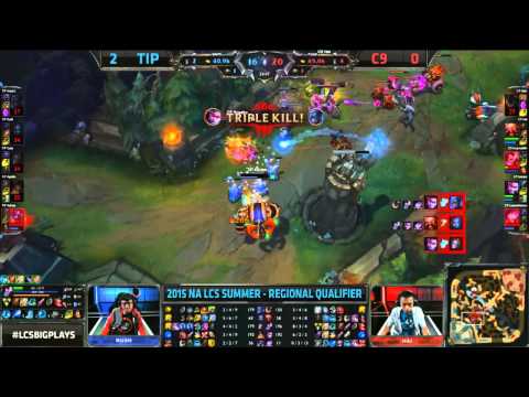 [SPOILER]TIP vs C9- Vayne Quadrakill