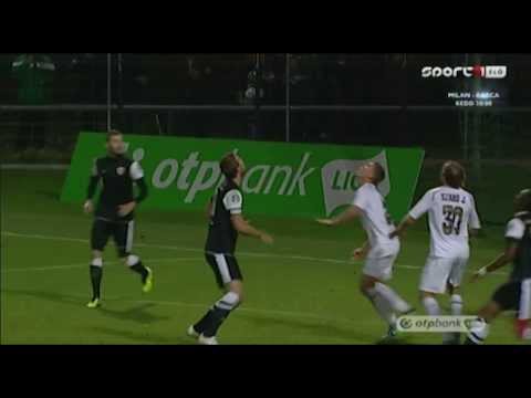 Elek Ákos gólja az MVM-Paks - DVTK mérkőzésen