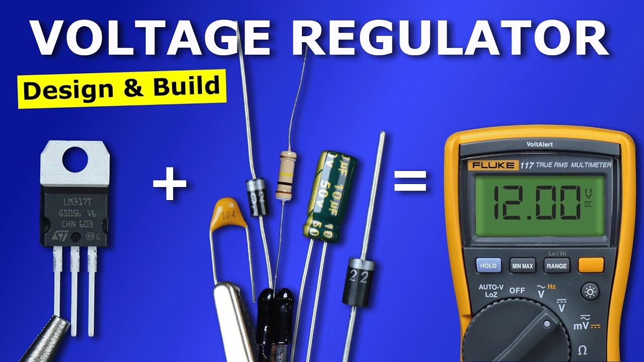 How Voltage Regulators Actually Work + Build one too!