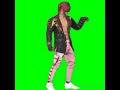 Free Fire Heart Emote Green Screen