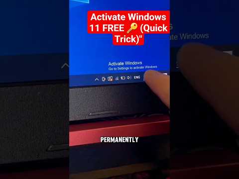 Windows 11 FREE Activation ✅ 2025 Method #activatewindows11 #shorts