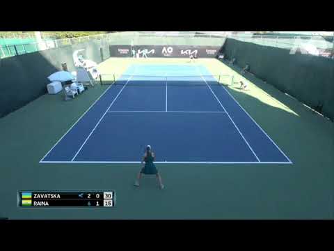 Ankita Raina Vs Katarina Zavatska: Aus Open QR2 Highlights