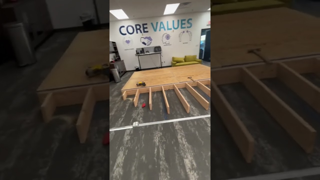 DIY Stage Build! #fypシ #foryourpage #foryou #build #carpentry #woodworking #diy