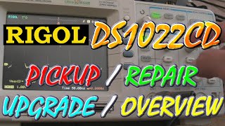 Rigol DS1022CD Oscilloscope Pickup / Repair / Upgrade / Overview (How do you use an oscilloscope?)