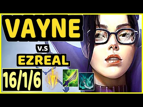 DEFT (VAYNE) vs EZREAL - 16/1/6 KDA BOTTOM ADC CHALLENGER GAMEPLAY - KR