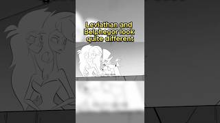The SCRAPPED EARLY designs for Leviathan and Belphegor in Helluva Boss