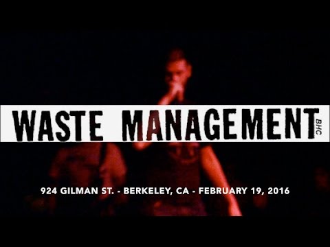 WASTE MANAGEMENT @ 924 GILMAN ST (Full Set) 2/19/2016