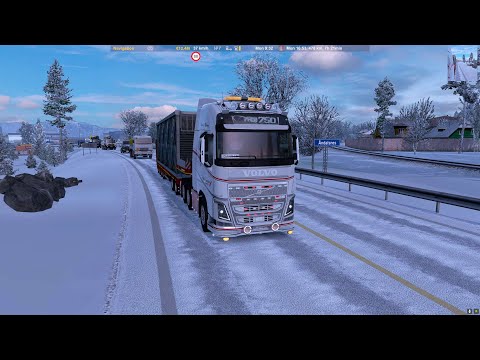 ETS2 1.46 MAP COMBO Project E6 Promods Addon Hotfix v2.1 | VOLVO FH16 | (N) Molde - Oslo | 2K