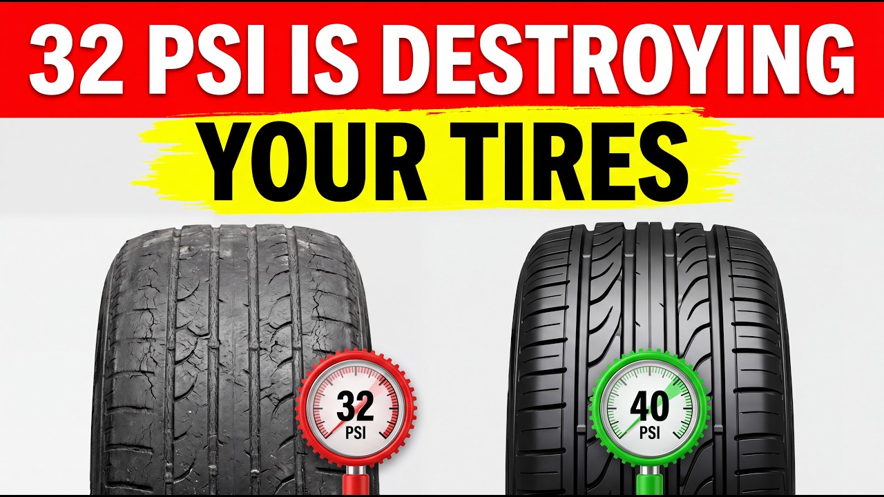 STOP Inflating to 32 PSI! (You're Being SCAMMED Every Time You Do It Without Even Knowing)