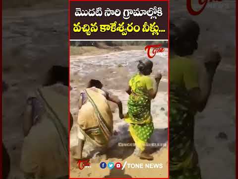 Kaleswaram Water Reaches Telangana Villages for the First Time | Tone News #ytshorts #shorts