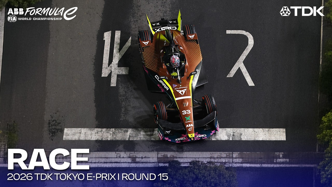 Race | 2026 TDK Tokyo E-Prix Round 15 | Formula E
