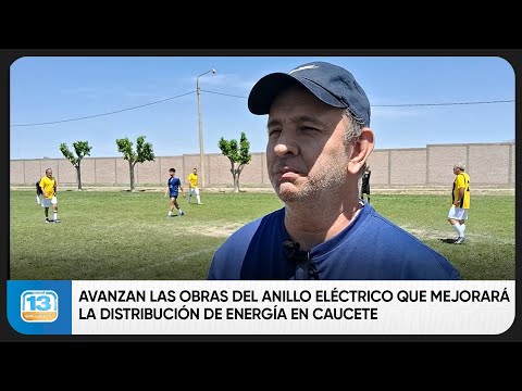 Avanzan las obras del anillo eléctrico que mejorará la distribución de energía en Caucete