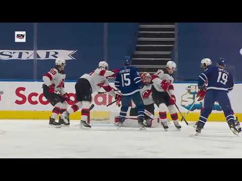 Ilya Mikheyev's assist on Spezza's goal vs Devils (31 jan 2022)