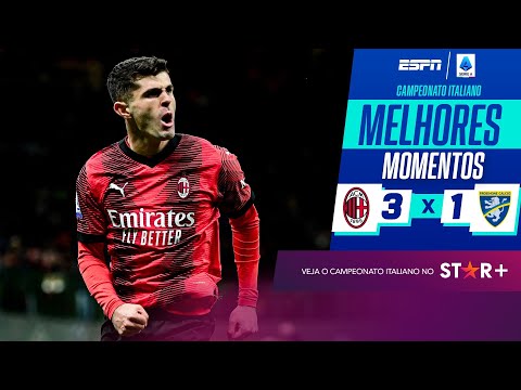 Gols e lances de Milan x Fronsinone