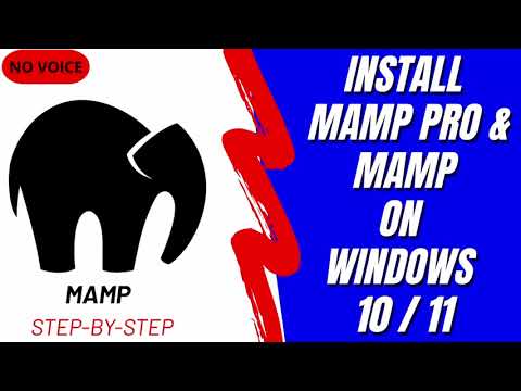 Install MAMP & MAMP PRO on Windows 10/11 | Step-by-Step Tutorial (No Voice)